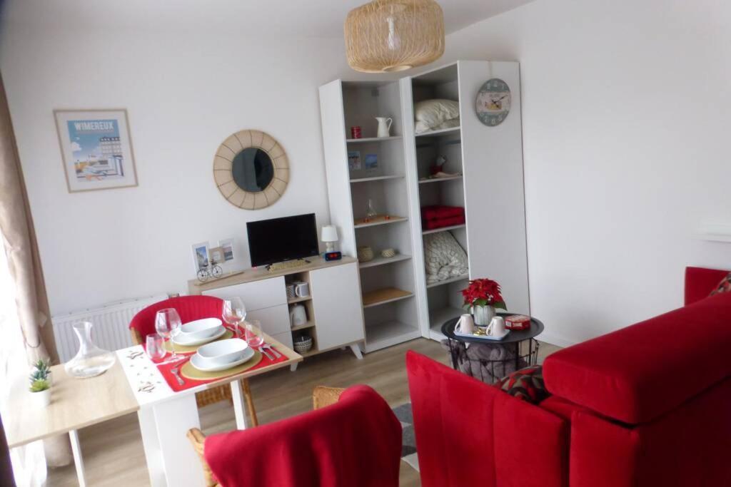Studio Cosy Neuf Pres De La Mer,Balcon Et Parking Gratuit Wimereux Exterior photo